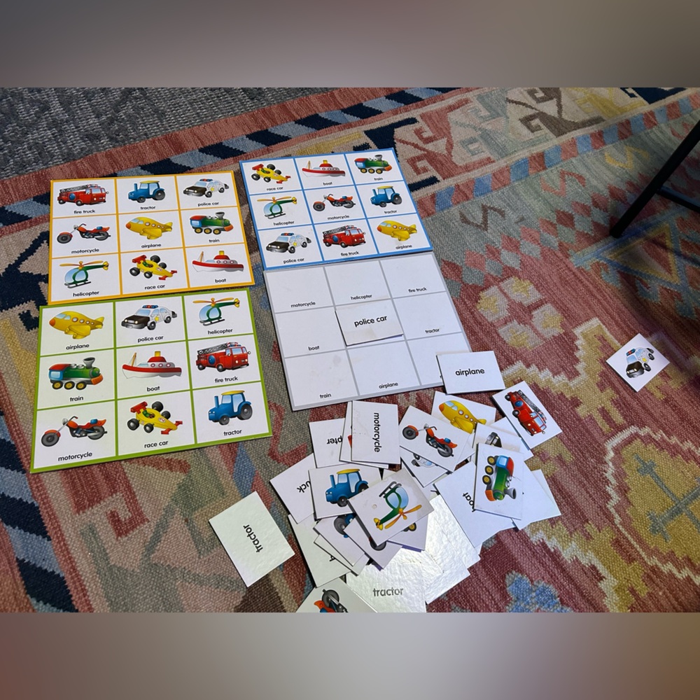 Vibrant Vehicle Puzzle Game for Kids